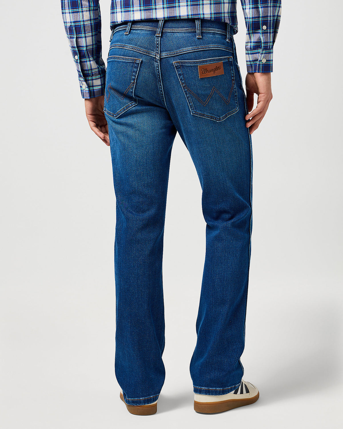 Wrangler Texas Stretch Authentic Straight Mens Jeans - Verdant Tone | Wrangler Jeans | JEANSTORE
