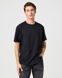 Wrangler Solid Tee - Black | Wrangler T Shirts | JEANSTORE