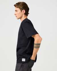 Wrangler Solid Tee - Black | Wrangler T Shirts | JEANSTORE