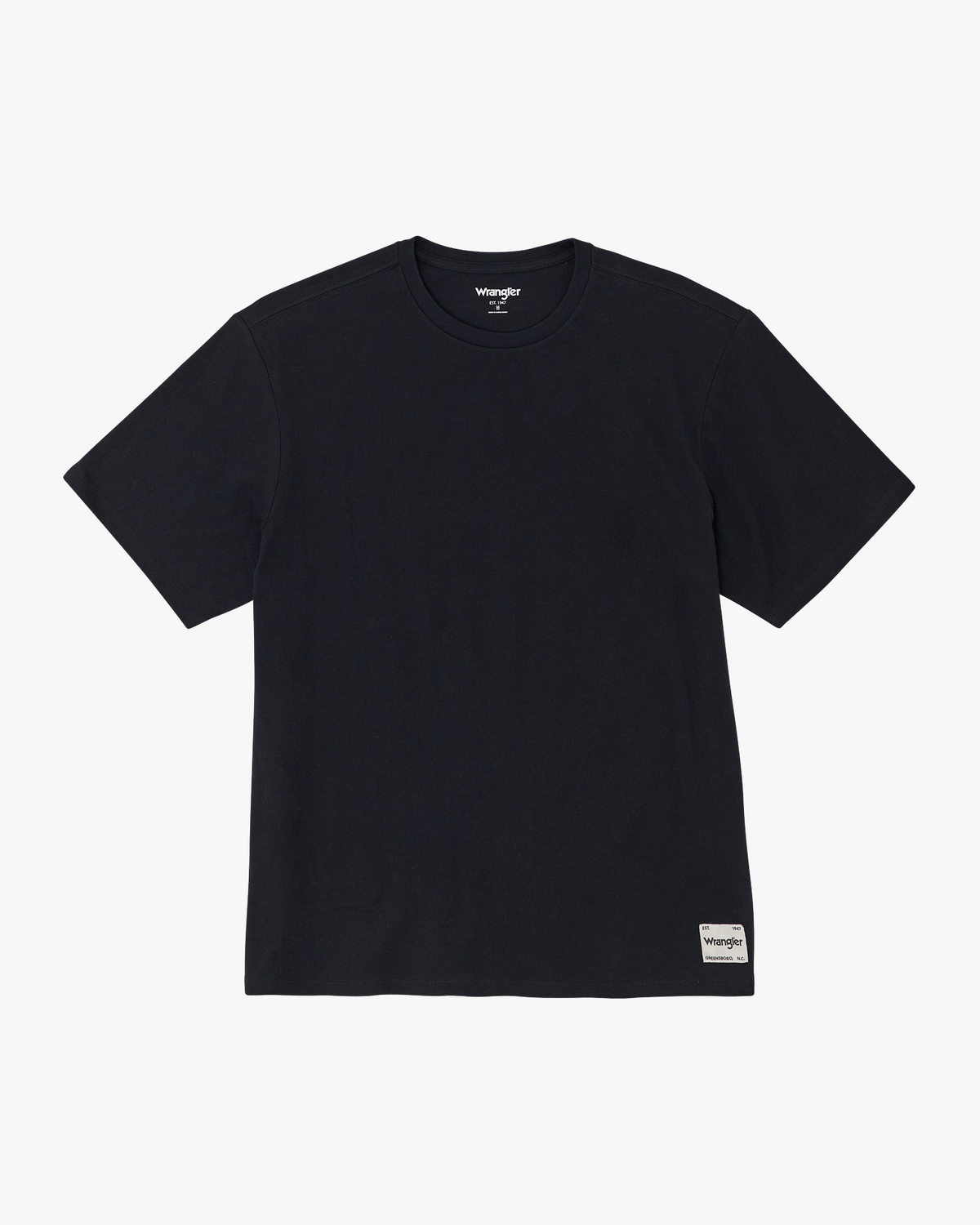 Wrangler Solid Tee - Black | Wrangler T Shirts | JEANSTORE