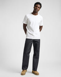Lee 101 R Made In Japan Relaxed Fit Kaihara Recycled Cotton 14.75oz Selvedge Mens Jeans - Dry | Lee Jeans | JEANSTORE