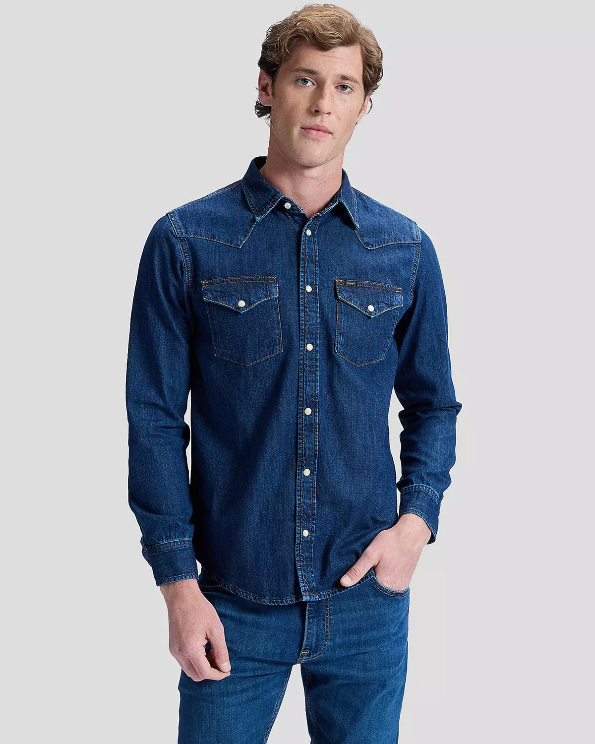 Lee Regular Western Denim Shirt - Rinse | Lee Shirts | JEANSTORE