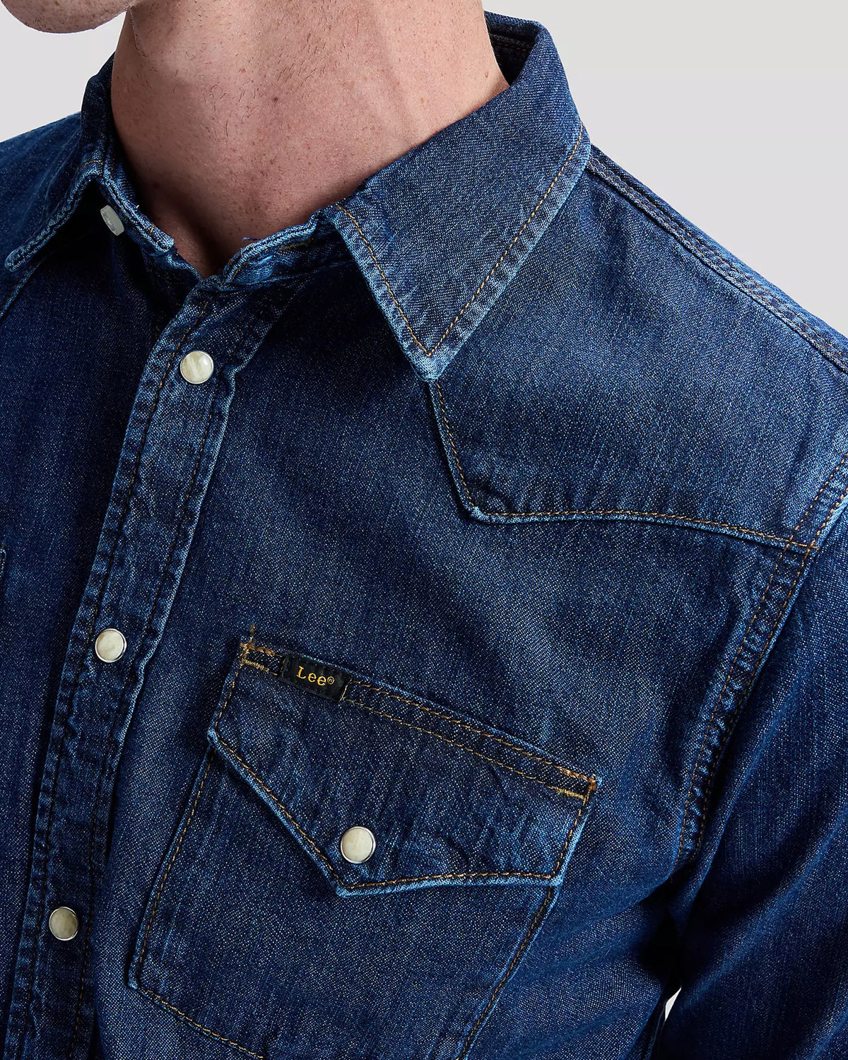 Lee Regular Western Denim Shirt - Rinse | Lee Shirts | JEANSTORE