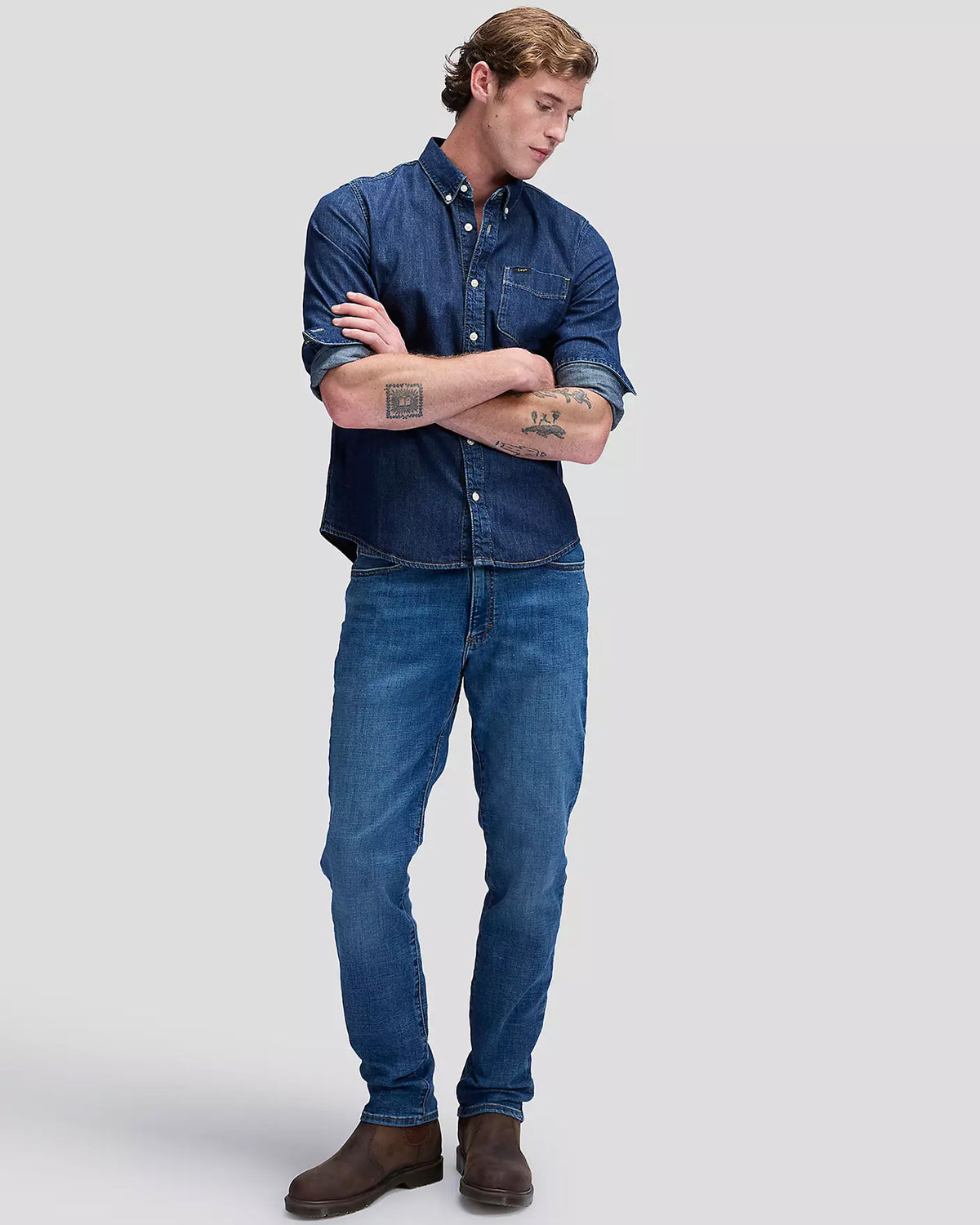 Lee Slim Fit Extreme Motion Mens Jeans - MVP Astro Blue