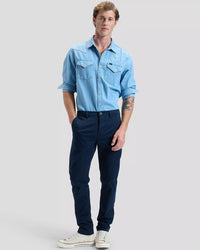 Lee Regular Fit Mens Chinos - Rivet Navy | Lee Chinos & Trousers | JEANSTORE