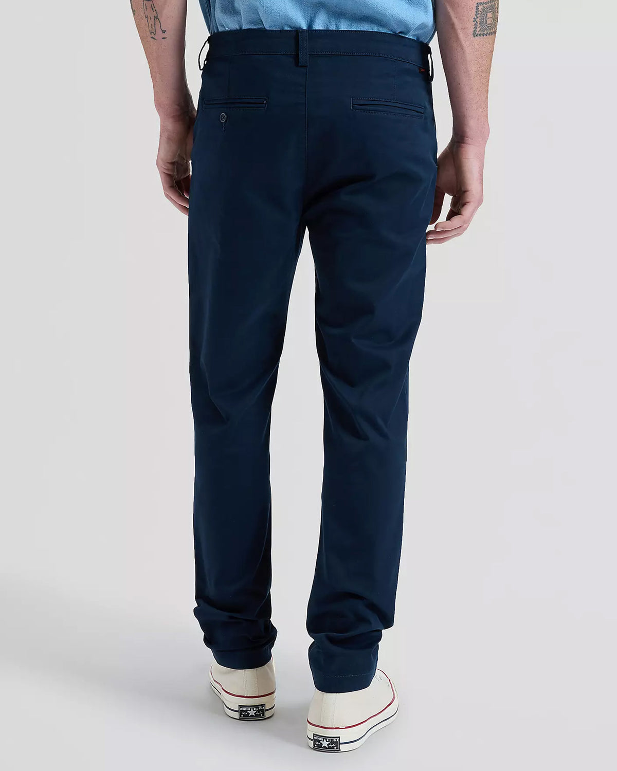 Lee Regular Fit Mens Chinos - Rivet Navy | Lee Chinos & Trousers | JEANSTORE