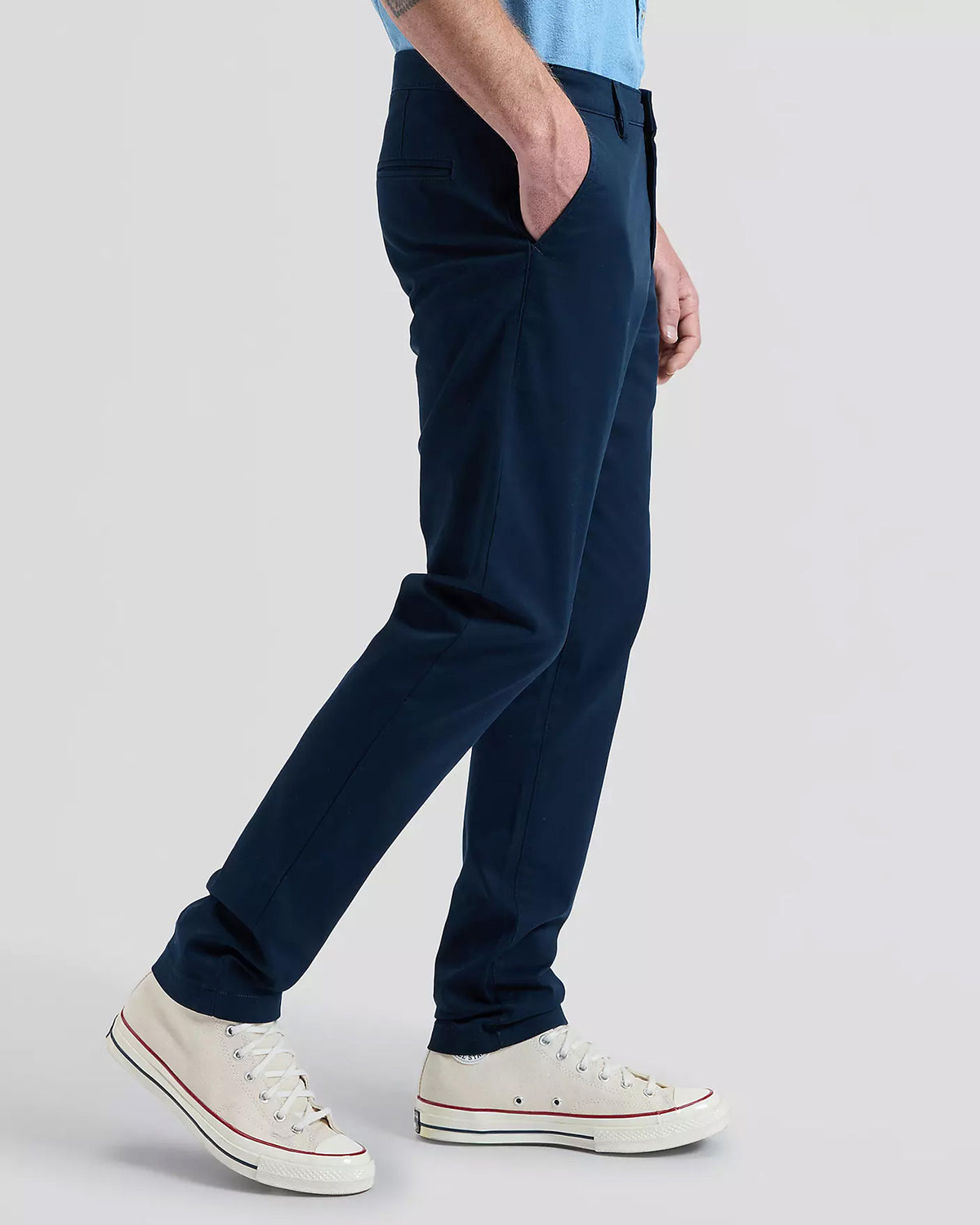Lee Regular Fit Mens Chinos - Rivet Navy | Lee Chinos & Trousers | JEANSTORE