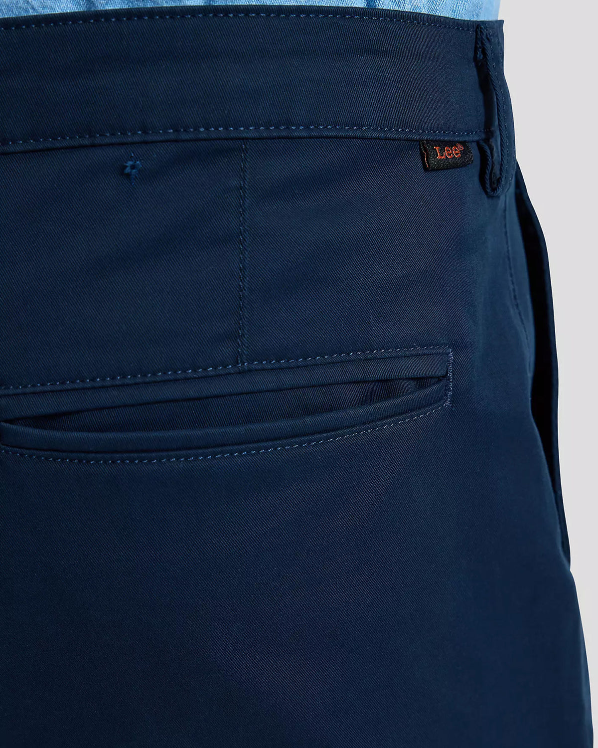 Lee Regular Fit Mens Chinos - Rivet Navy | Lee Chinos & Trousers | JEANSTORE