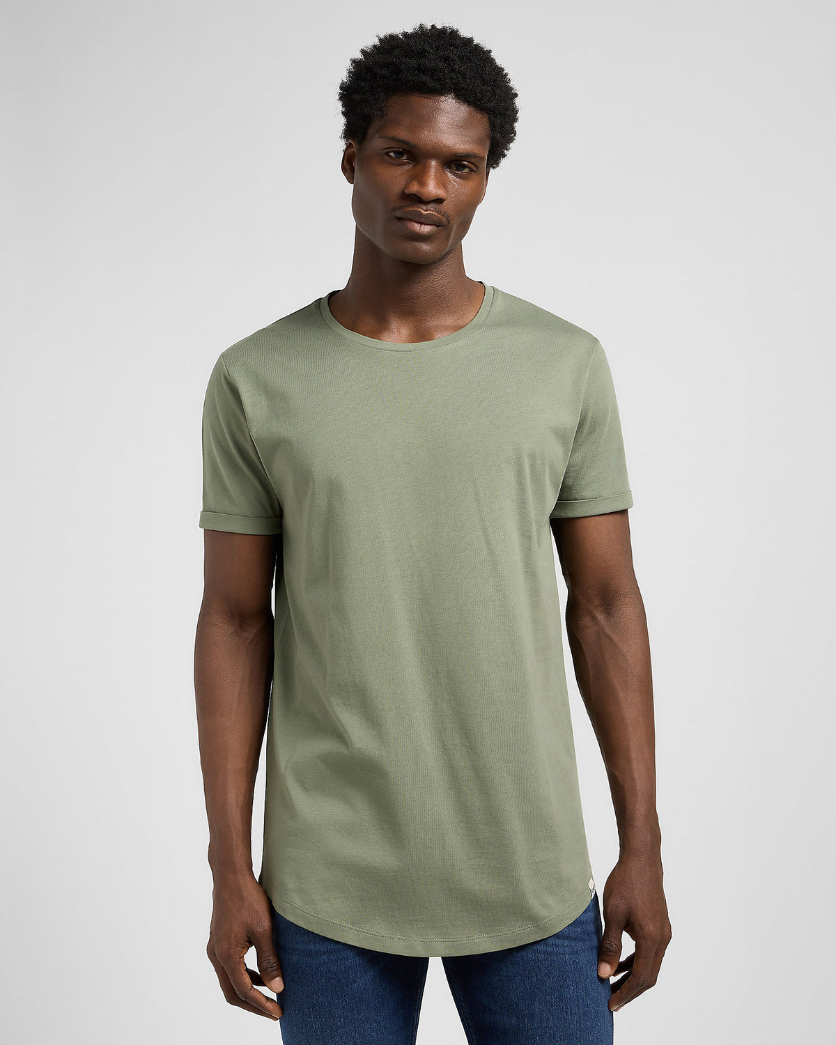 Lee Shaped Tee - Olive Stone | Lee T Shirts | JEANSTORE