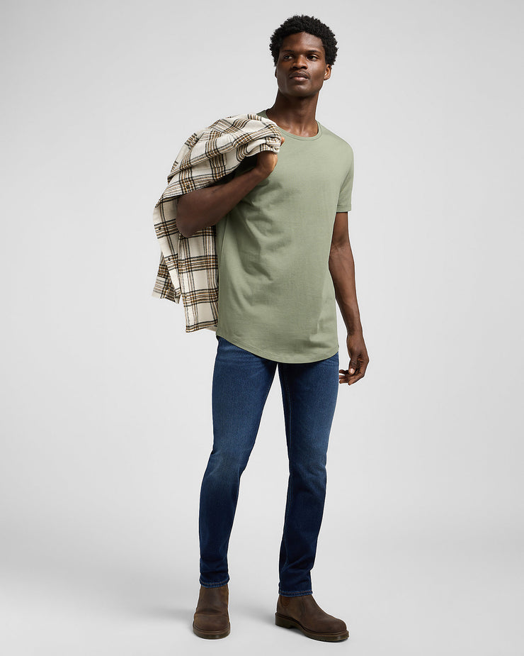 Lee Shaped Tee - Olive Stone | Lee T Shirts | JEANSTORE