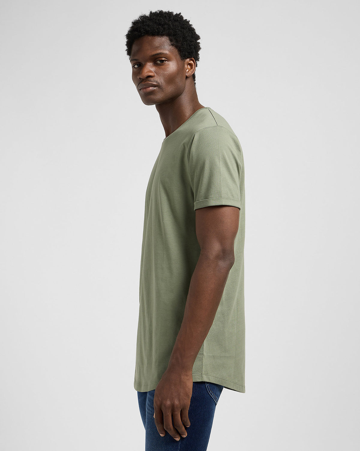 Lee Shaped Tee - Olive Stone | Lee T Shirts | JEANSTORE