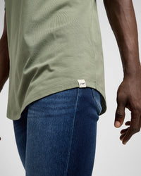 Lee Shaped Tee - Olive Stone | Lee T Shirts | JEANSTORE