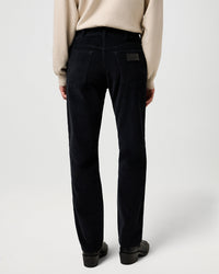 Wrangler Texas Stretch Authentic Straight Mens Cords - Black | Wrangler Cords | JEANSTORE