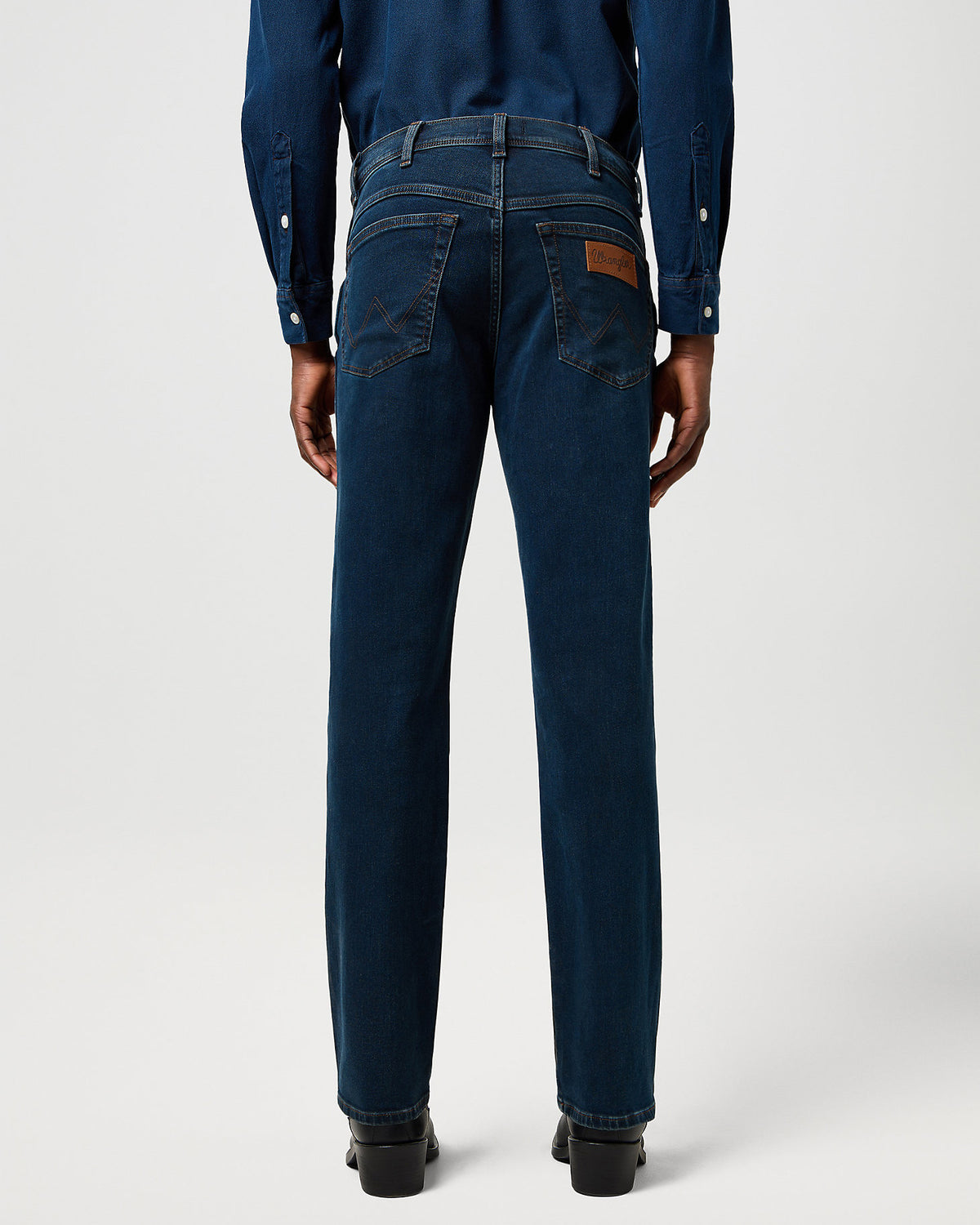 Wrangler Texas Stretch Authentic Straight Mens Jeans - Blue Oxide | Wrangler Jeans | JEANSTORE
