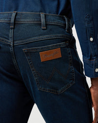 Wrangler Texas Stretch Authentic Straight Mens Jeans - Blue Oxide | Wrangler Jeans | JEANSTORE