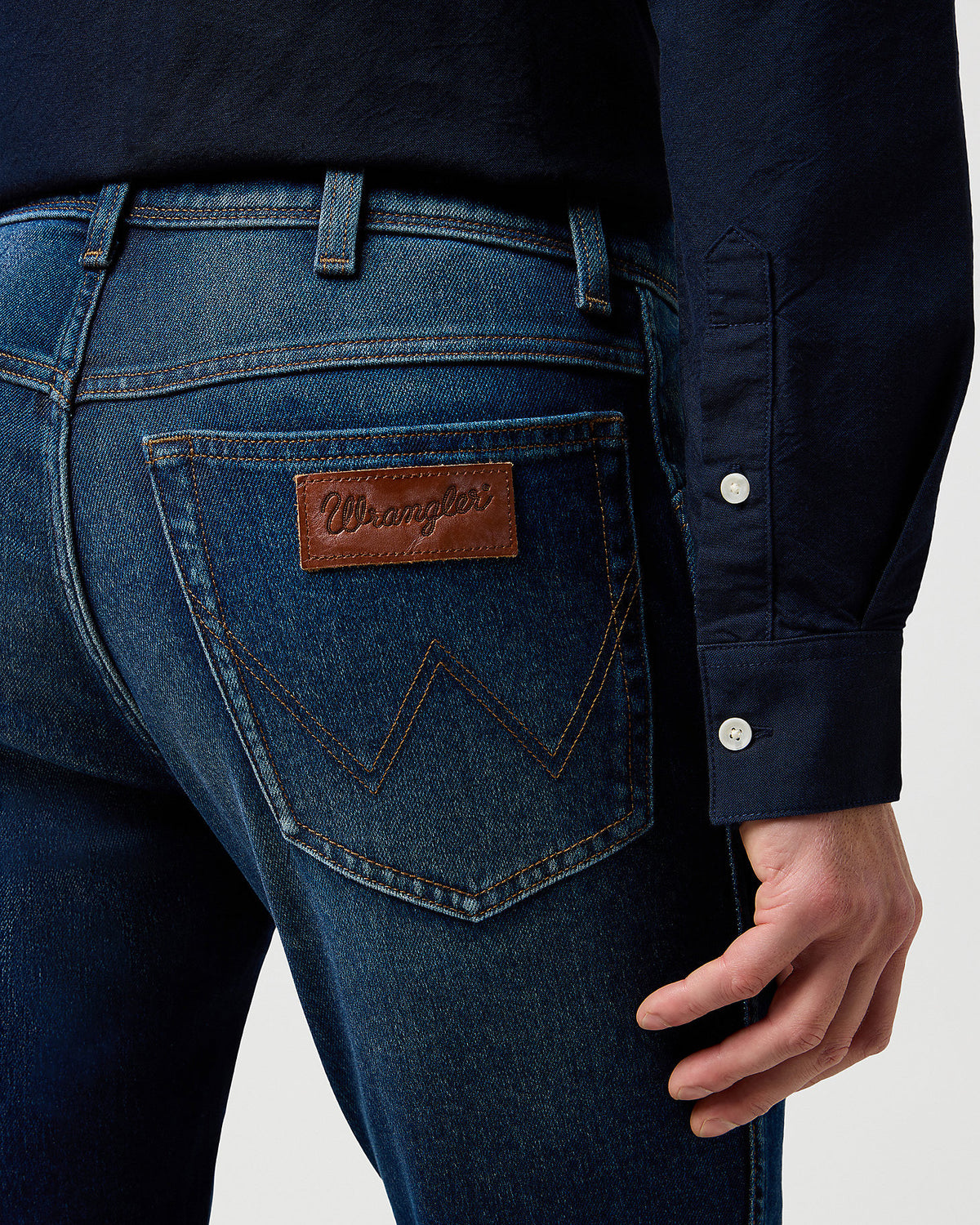 Wrangler Texas SLIM 'Epic Soft' Mens Jeans - Fog | Wrangler Jeans | JEANSTORE