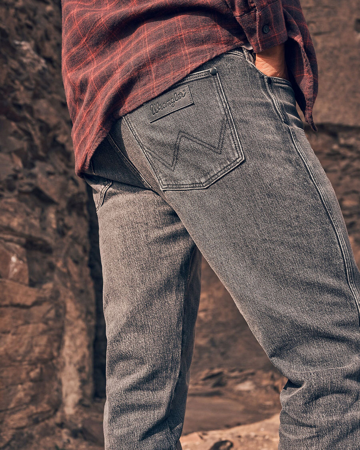 Wrangler Frontier Relaxed Straight Mens Jeans - Marshall | Wrangler Jeans | JEANSTORE