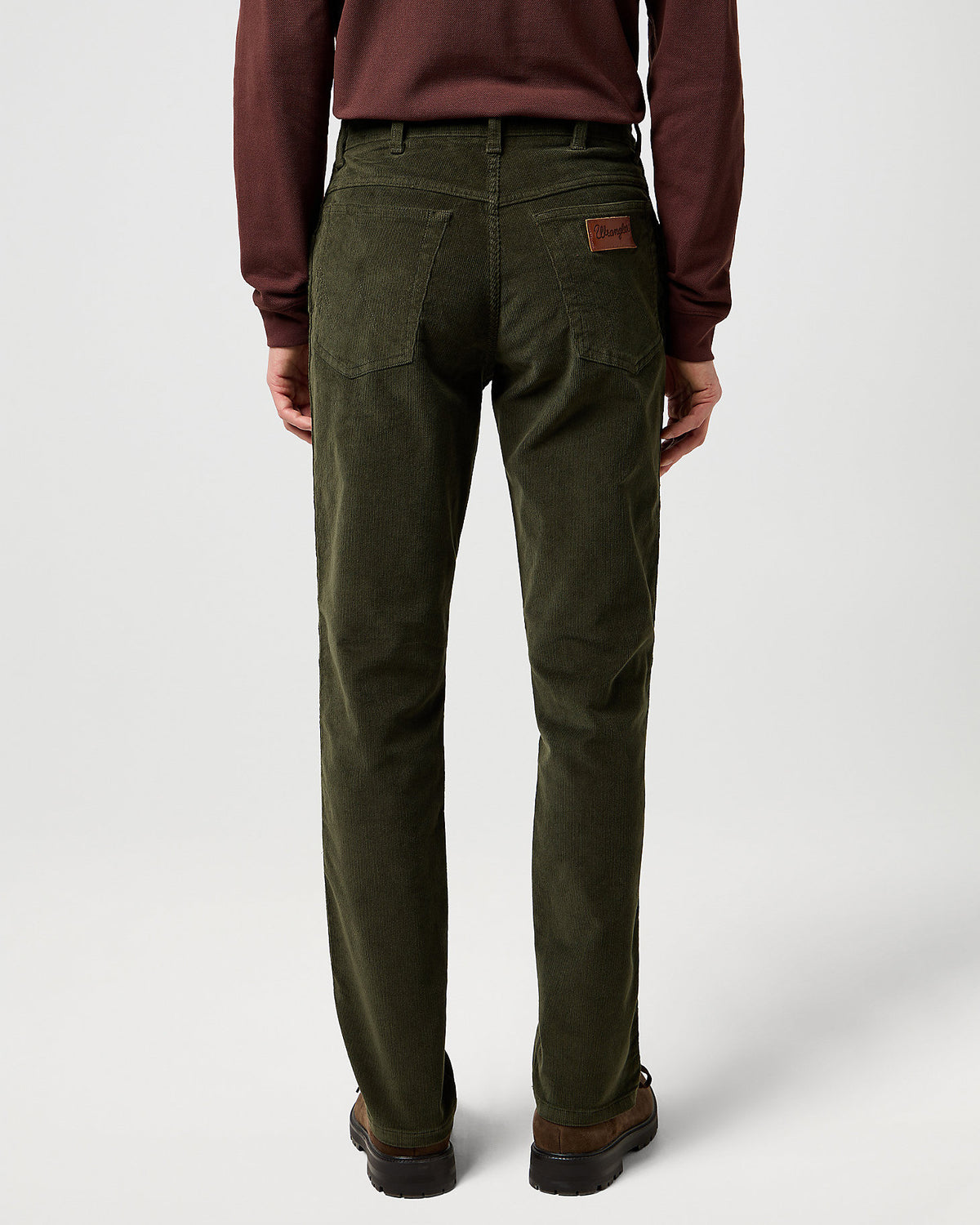 Wrangler Texas SLIM Mens Cords - Forest Night | Wrangler Cords | JEANSTORE