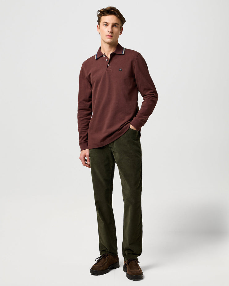Wrangler Texas SLIM Mens Cords - Forest Night | Wrangler Cords | JEANSTORE