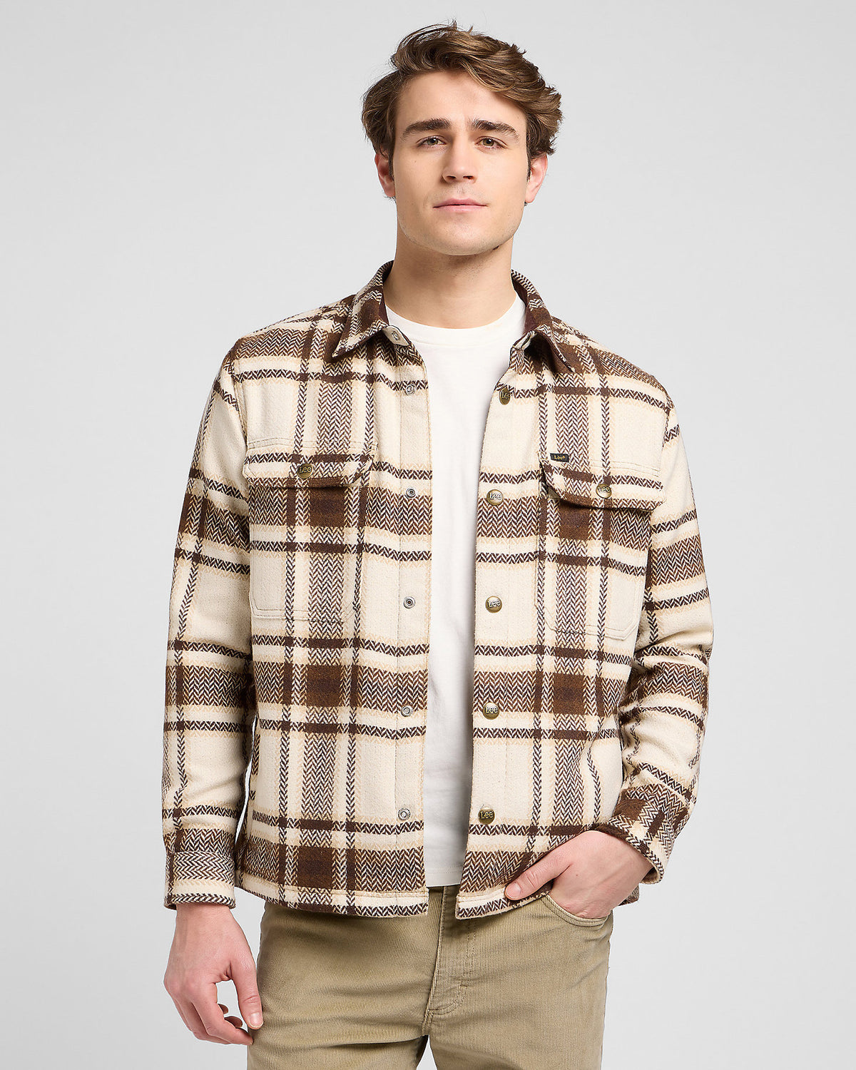 Lee Relaxed Overshirt - Arabica Plaid
