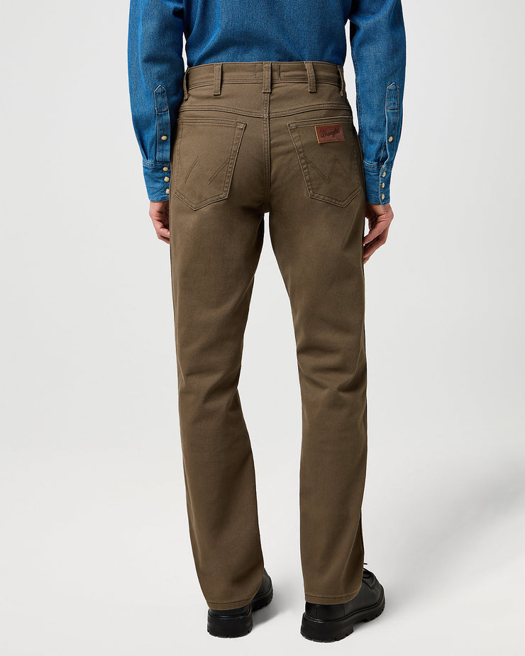 Wrangler Authentics Casual broek voor heren, Kaki Stof, 36W / 34L Wrangler Authentics Casual broek voor heren, Kaki Stof, 36W / 34L