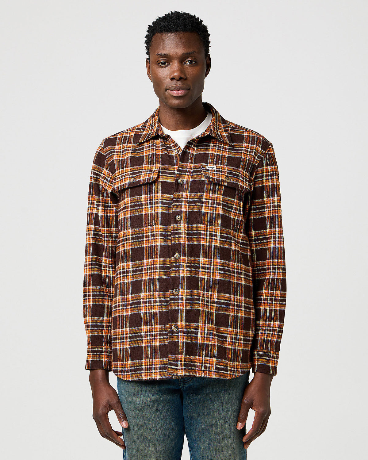 Wrangler Overshirt - Deep Brown