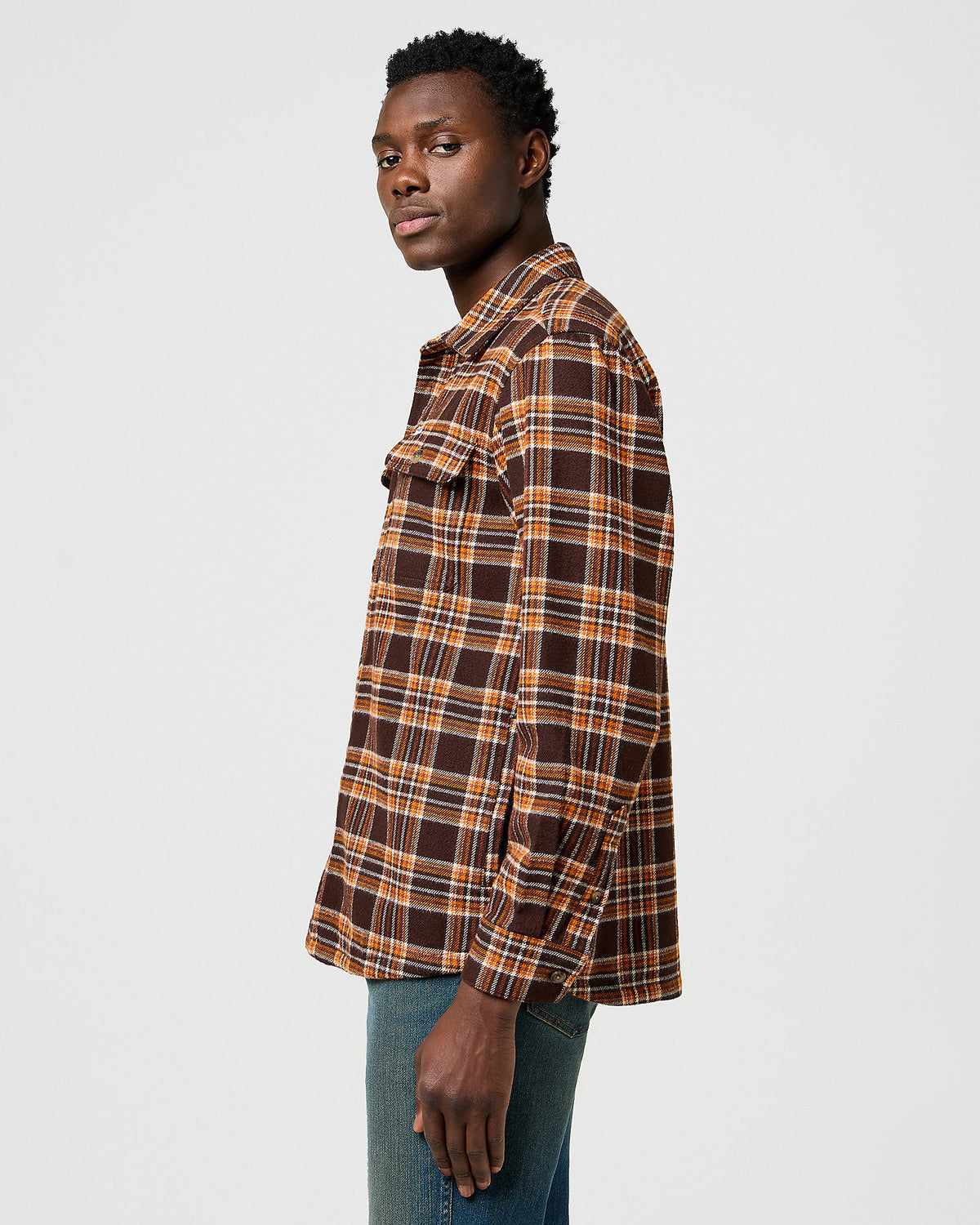Wrangler Overshirt - Deep Brown