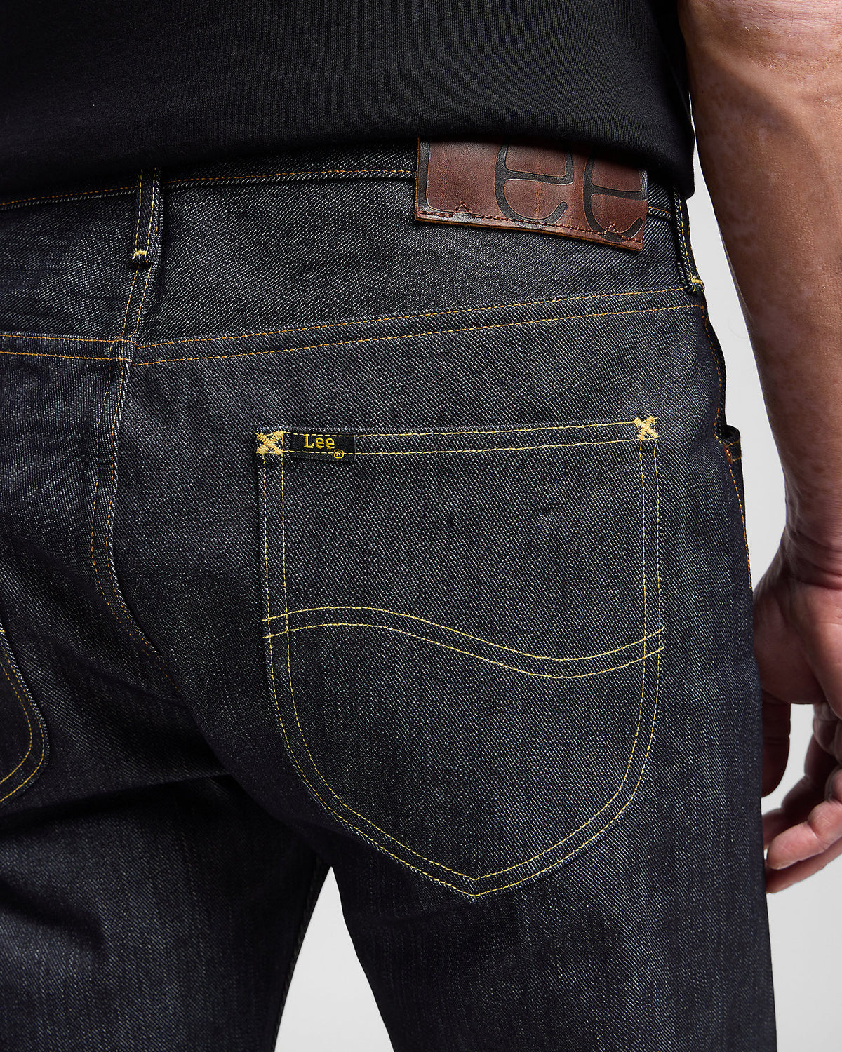 Lee 101 S Made In Japan Slim Fit Kaihara Recycled Cotton 14.75oz Selvedge Mens Jeans - Dry | Lee Jeans | JEANSTORE