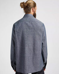 Lee 101 Made In Japan Heritage Workwear Relaxed Shirt - Dry Blue | Lee Shirts | Jeanstore