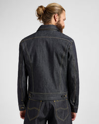 Lee 101 Made In Japan Kaihara Recycled Cotton 14.75oz Selvedge Denim Rider Jacket - Dry | Lee Jackets & Coats | JEANSTORE
