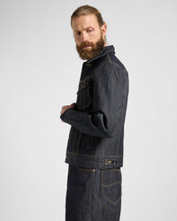 Lee 101 Made In Japan Kaihara Recycled Cotton 14.75oz Selvedge Denim Rider Jacket - Dry | Lee Jackets & Coats | JEANSTORE