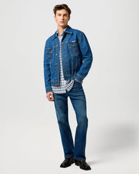 Wrangler Wrancher '365 Cool' Regular Bootcut Mens Jeans - Old Habits | Wrangler Jeans | JEANSTORE