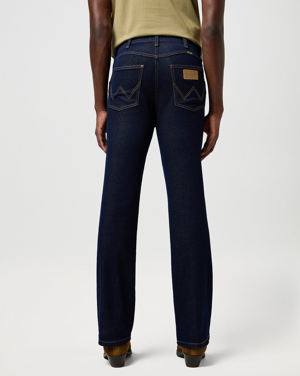 Wrangler Wrancher 'Epic Soft' Regular Bootcut Mens Jeans - Moonlight Rinse | Wrangler Jeans | JEANSTORE