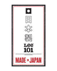 Lee 101 L Made In Japan Loose Fit Organic Cotton 10.25oz Selvedge Mens Jeans - Dry Low Dip