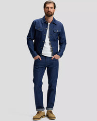 Lee 101 Z Made In Japan Regular Fit 11.75oz Selvedge Mens Jeans - Dry Red Cast