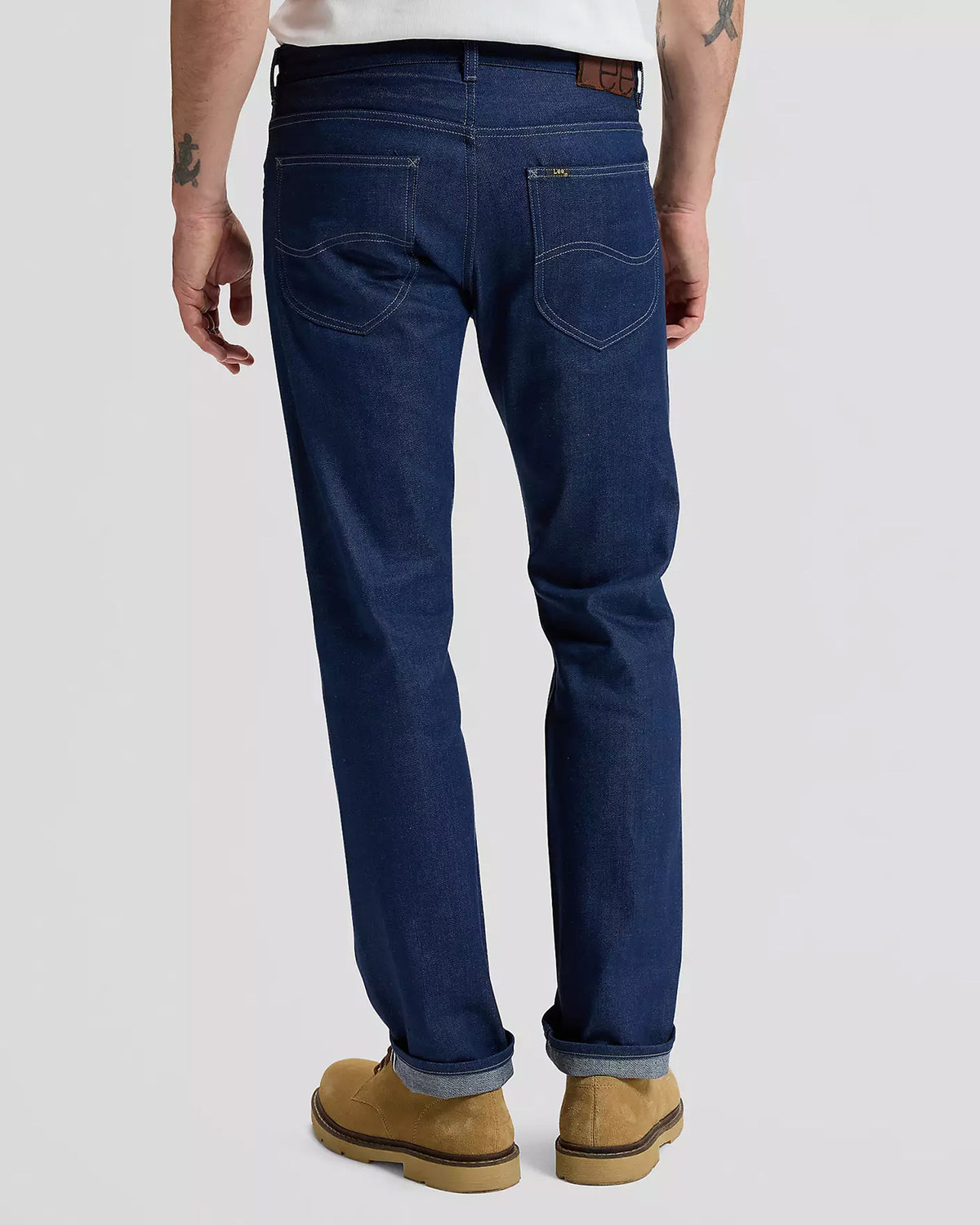 Lee 101 Z Made In Japan Regular Fit 11.75oz Selvedge Mens Jeans - Dry Red Cast