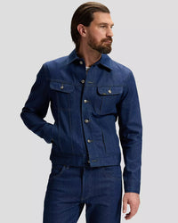 Lee 101 Made In Japan 11.75oz Selvedge Regular Rider Jacket - Dry Red Cast