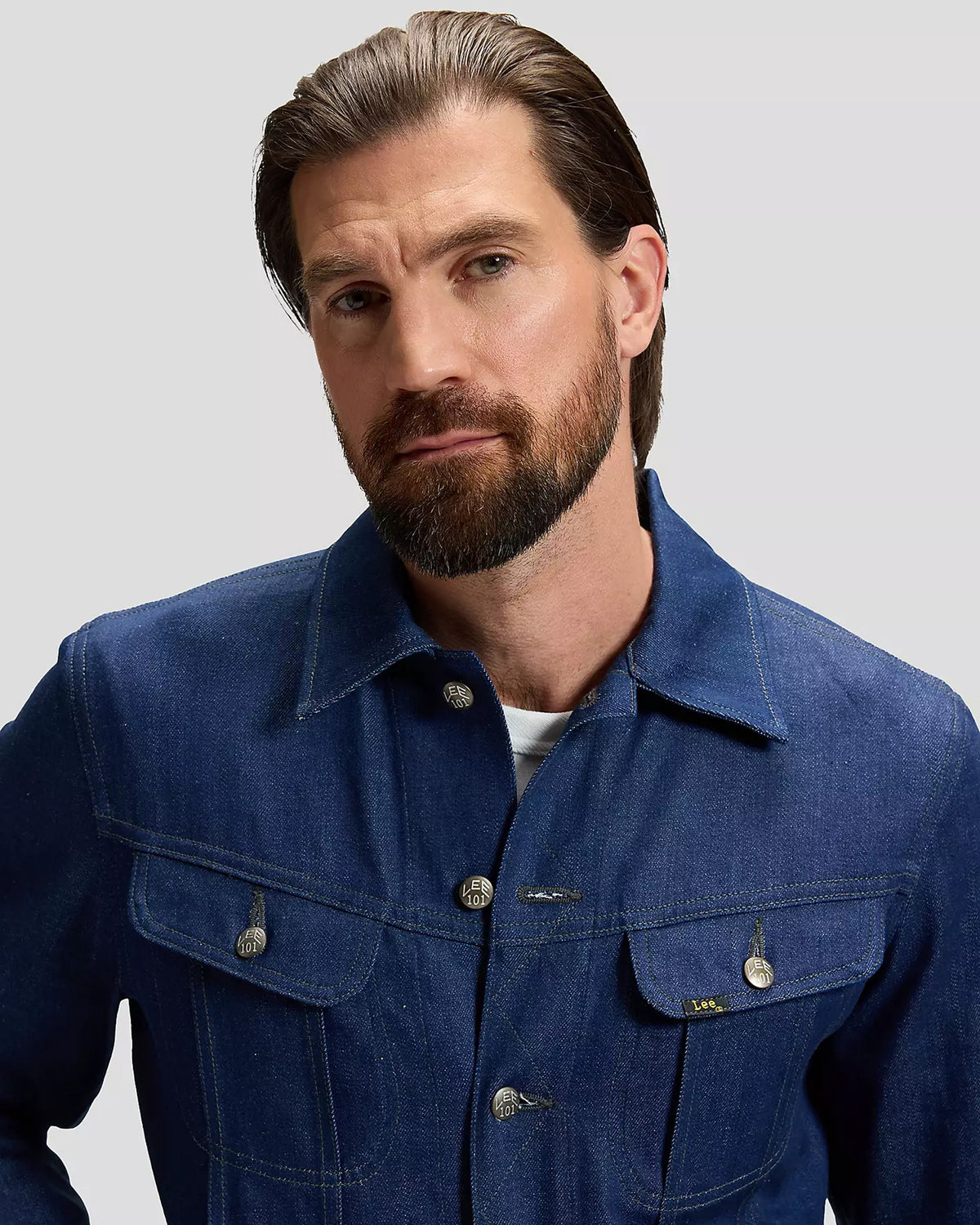 Lee 101 Made In Japan 11.75oz Selvedge Regular Rider Jacket - Dry Red Cast