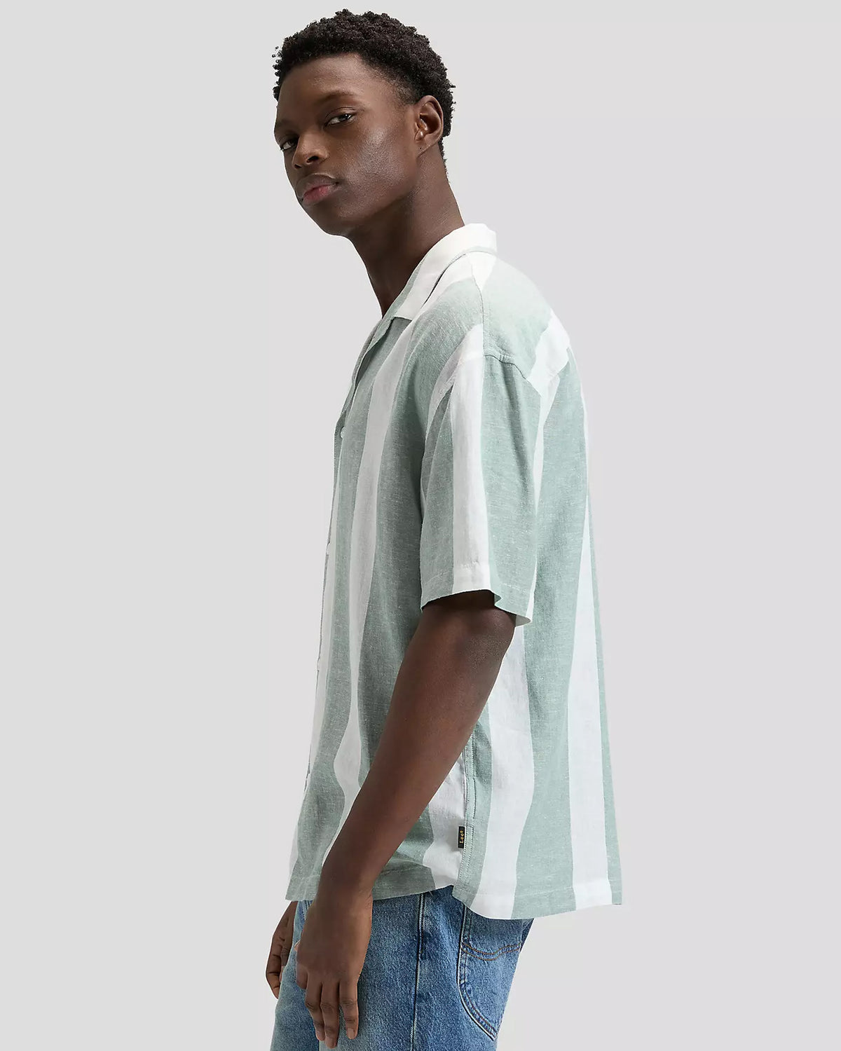 Lee Relaxed Resort Shirt - Desert Sage Stripe