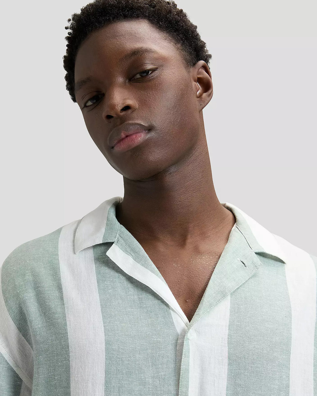 Lee Relaxed Resort Shirt - Desert Sage Stripe