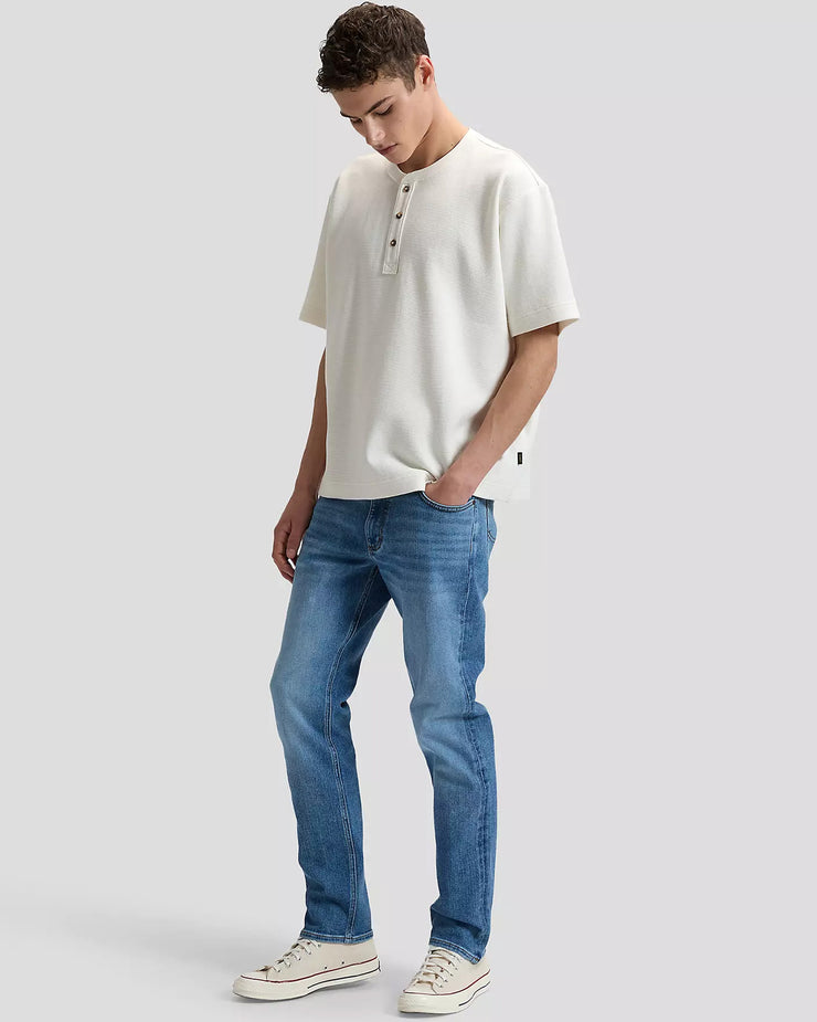 Lee Relaxed Henley Tee - Natural