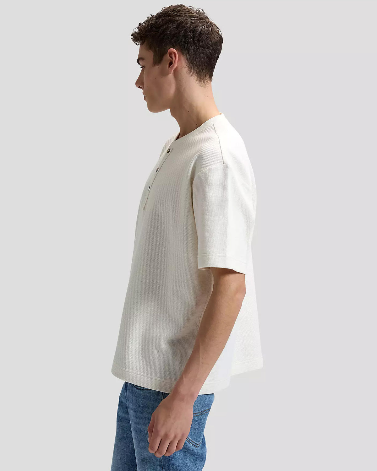 Lee Relaxed Henley Tee - Natural