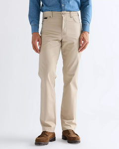 Wrangler Texas Stretch Authentic Straight Mens Trousers - Plaza Taupe