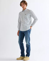 Wrangler Greensboro Toughlite Regular Fit Mens Jeans - Stormforge Blue | Wrangler Jeans | JEANSTORE
