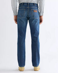Wrangler Greensboro Toughlite Regular Fit Mens Jeans - Stormforge Blue | Wrangler Jeans | JEANSTORE