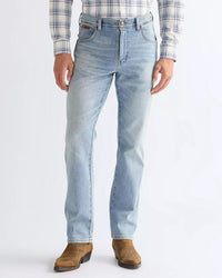 Wrangler Texas Stretch Toughlite Authentic Straight Mens Jeans - Tundra Ridge | Wrangler Jeans | JEANSTORE