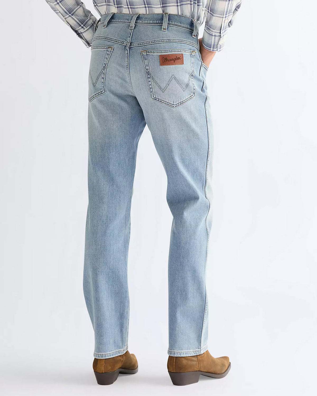 Wrangler Texas Stretch Toughlite Authentic Straight Mens Jeans - Tundra Ridge | Wrangler Jeans | JEANSTORE