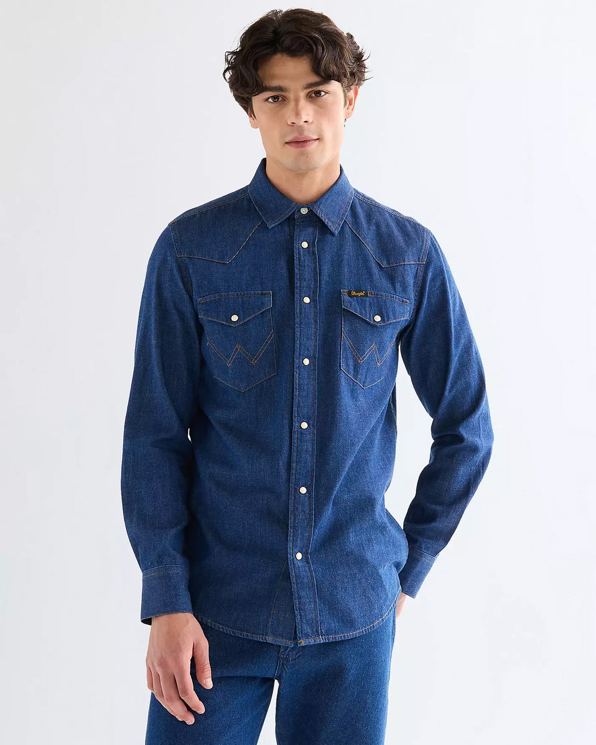 Wrangler Western Denim Shirt - Caroline Creek | Wrangler Shirts | JEANSTORE