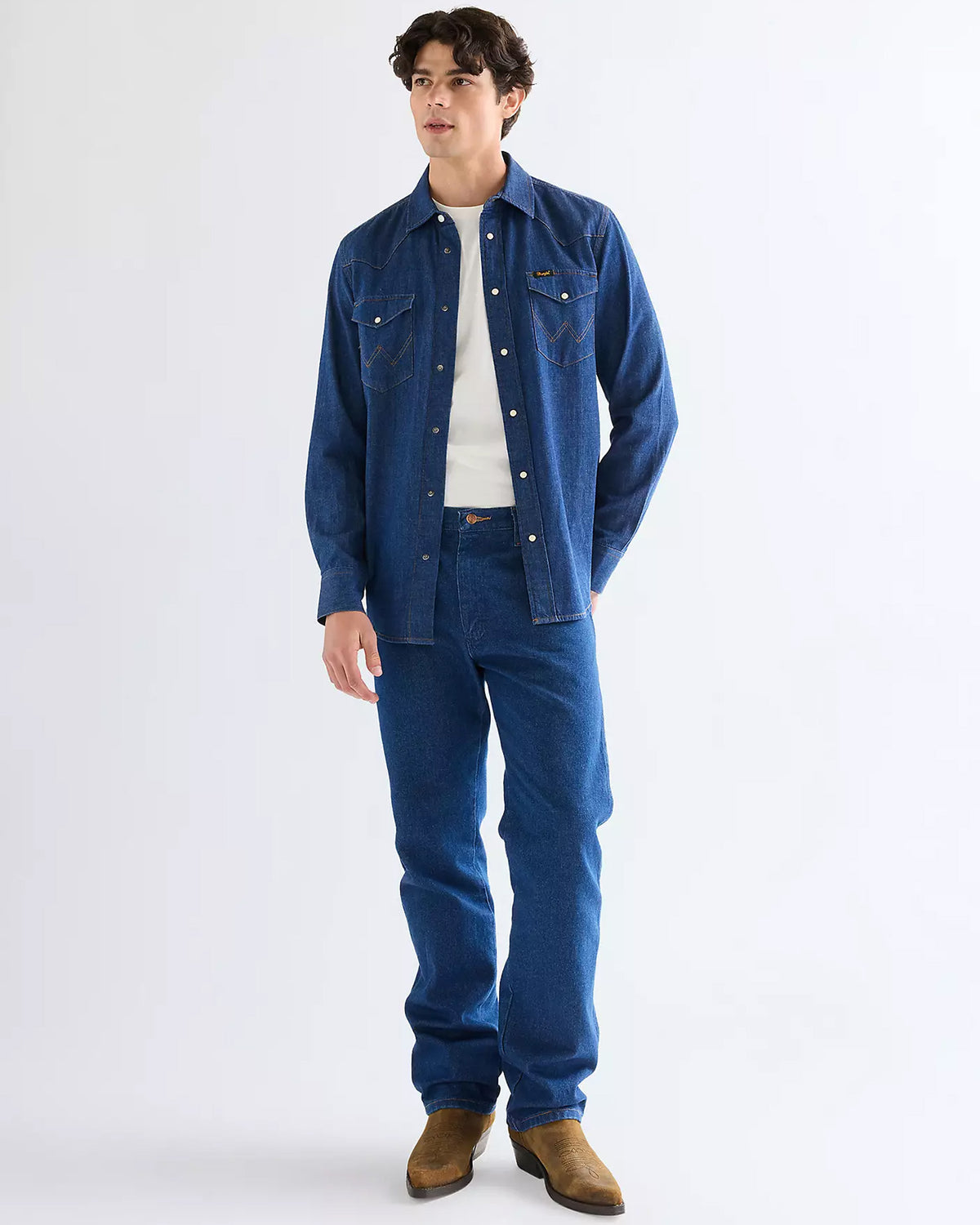 Wrangler Western Denim Shirt - Caroline Creek | Wrangler Shirts | JEANSTORE