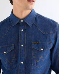 Wrangler Western Denim Shirt - Caroline Creek | Wrangler Shirts | JEANSTORE